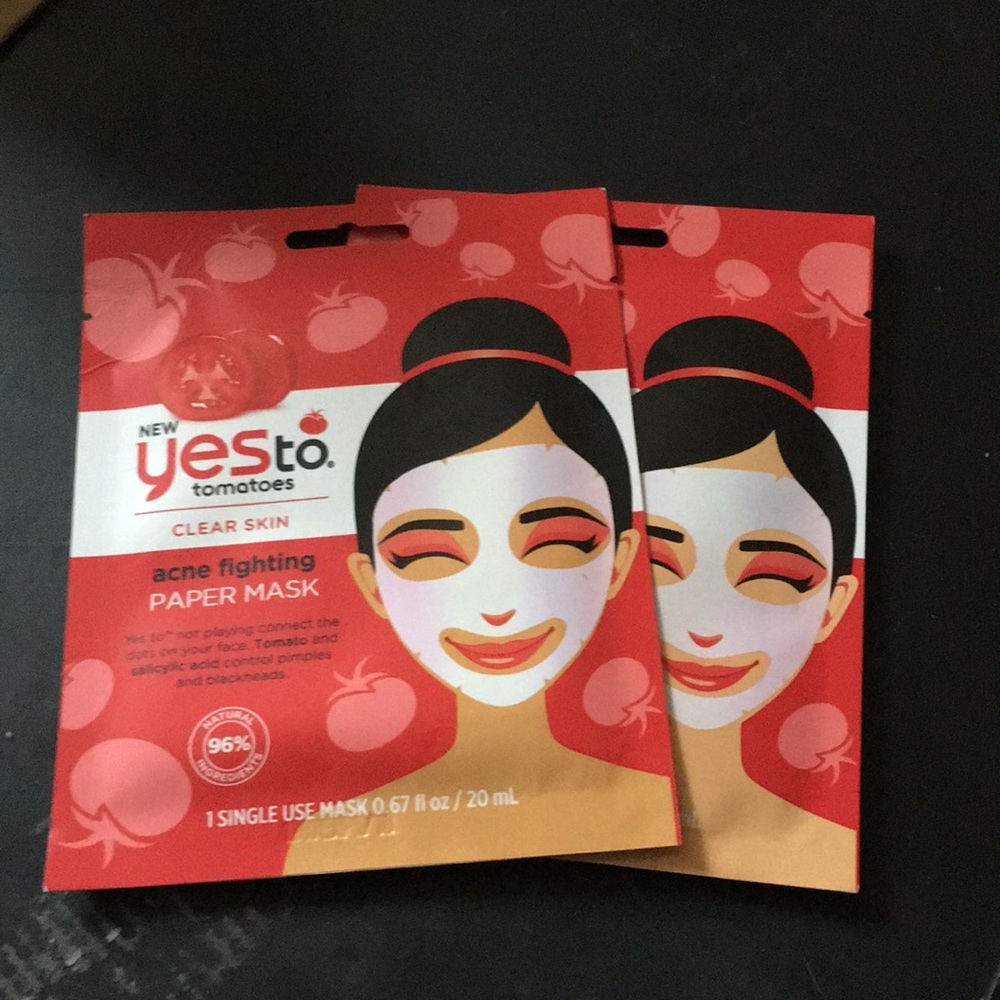 **FREE** Yes to tomatoes paper masks